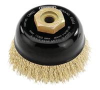 Draper Experto M10 Latonado Acero Ondulado Cepillo de Alambre Acopado 60mm 52634