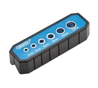 Draper Guía de taladro 20229, bloque de taladro de 4/5/6/8/10/12 mm, guía de taladro angular