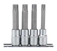 Draper h-ribe/4/100 1/2 "SQ. DR. RIBE & # 174; Socket Bit Set (4 piezas), color azul