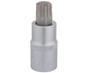 Draper h-tx/B estrella Square Drive Socket Bit, azul, T60 x 55 mm 1/2-inch
