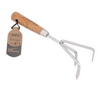 Draper Heritage 99026 - Cultivador de Mano (Acero Inoxidable, Mango de Fresno), Color marrón