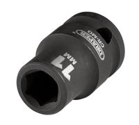 Draper HI-TORQ - Llave de vaso de impacto métrica, 1/2 pulgada cuadrada Dr., 11 mm, acero CR-MO de 6 puntos 20183