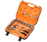Draper Hola-Torq 6 Punto Métrico Enchufe Juego 1.3cm 24 Piezas Estándar Longitud