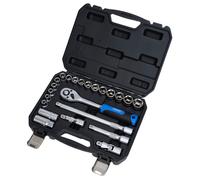 Draper Hola-Torq Métrico Enchufe Juego 1.3cmD 23 Pieza Estándar Longitud 6 Punto