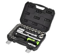 Draper Hola-Torq Métrico Enchufe Juego 1.3cmD 27 Pieza Estándar Longitud 6 Punto