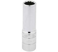 Draper HT-MM/B Hi-Torq 12 Punto Profundo Socket, azul, para muesca cuadrada de 1/2, 14 mm