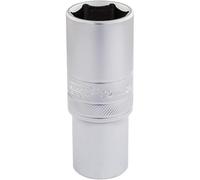 Draper HT-MM/MS 1/2 "Square Drive 6 Punto Metric profundo Socket (22 mm), azul