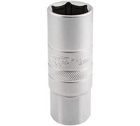 Draper HT-PLUG/MS 1/2 "Square Drive 12 mm rosca 6 punto toma de cromo satinado toma la bujía (18 mm), color azul