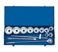 Draper t13 mm/B 1 "SQ. DR. Set de llaves de vaso (en caja de metal (13 piezas), color azul
