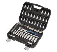 Draper Juego de puntas y zócalo métrico HI-TORQ® - 3/8" Sq. Dr. (58 piezas)