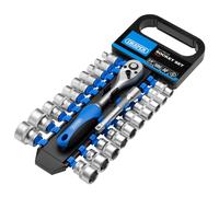 Draper Métrico Af Enchufe & Carraca Juego 1cmD 22pc 10A 22mm & 0.6cmA 2.2cm
