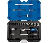 Draper Múltiple Disco Métrico Enchufe Juego 0.6cmD 43 Pieza Estándar Largo 16479