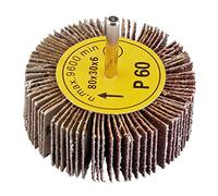 Draper Rueda abrasiva (80 mm x 30 mm, grano 60) (número de pieza: PTAFW80)