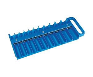 Draper ST22 - Bandeja magnética para llaves para 22 enchufes, Azul, 1/2-inch