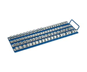 Draper st80b toma Barra de retención Carrier, azul, 1/4/3/8/1/2-inch cuadrada