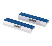 Draper Suave Vice Jaws 100mm Par Aluminio Resistente Goma Suave Cara 14178