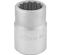 Draper - T-MM/B 3/4 "Square Drive 12 Punto Socket (22 mm), azul