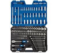 Draper tk150 N/SG 1/4 ", 3/8" y 1/2 SQ. DR. Tool Kit (150 piezas), color azul