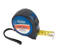 Draper Tools 33920 8 m con mango suave resistente Trade cinta métrica