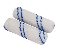 Draper Tools rs-mf-m2 microfibra pintura rodillo mangas, Azul, 100 mm, set de 2 piezas