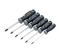 Draper Torx Star Agarre Suave Screwdriver Juego 6 Piezas Magnético Puntas 13434