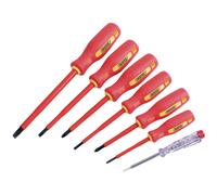 Draper Totalmente Aislado Screwdriver Set Con Analizador de Red 7 Piezas 46540