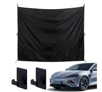 Drapes De Privacidad del Automóvil - Escudo De Pantalla De Ventana Reutilizable Negra | Gran Cortina De Privacidad De 7.5x6 Ft | Cambio De Automóviles para Los Pasajeros De Salida Familiar Que Viajan