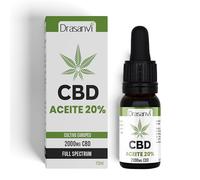 DRASANVI ACEITE CBD 20% - Espectro completo - Cultivo europeo - VEGANO - 10ml