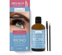 Drasanvi Aceite de Ricino Bio 100% Puro y Natural | Hidratante y Prensado en frío | Castor Oil | Para Pestañas, Cejas, Cabello, Barba, Cuerpo y Uñas| Rico en Vitamina E y Ácidos grasos| 100 ml