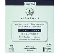 DRASANVI | VITAROMS ACEITE ESENCIAL GAULTERIA CERTIFICADO BIO ECOCERT - 100% natural y puro - Botánica y Bioquímicamente definido - VEGANO - SIN GLUTEN - 10ml