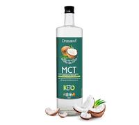 DRASANVI Aceite MCT Coco | 70 % Ácido Caprílico C8 30 Ácido Cáprico C10 | Rápida fuente de energía de fácil absorción | Ayuda en la pérdida de peso | Saciante | 500 ml |Sin sabor