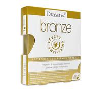 DRASANVI ACELERADOR DE BRONCEADO ANTI-AGING | Prepara, acelera y protege la piel |Rico en carotenos y antioxidantes como el Retinol y la Vitamina C Liposomada | Protección Solar Avanzada 30 Cápsulas