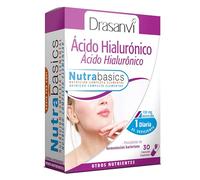 DRASANVI Ácido Hialurónico Procedente de Fermentación Bacteriana | Función Estructural para Piel, Cartílagos y Articulaciones | Hidratante Natural | para Veganos | 30 Cápsulas Vegetales = 30 Días