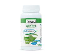 DRASANVI Aloe Vera Vitaminas, Minerales y Aminoácidos | Propiedades Antioxidantes | Sistema Digestivo | Prebiótico Natural para la Microbiota Intestinal | 120 Comprimidos = 120 Días