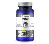 DRASANVI BISGLICINATO DE ZINC - VEGANO - SIN GLUTEN - 90 comprimidos