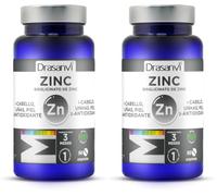 DRASANVI BISGLICINATO DE ZINC - VEGANO - SIN GLUTEN - 90 comprimidos (Paquete de 2)