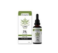 DRASANVI CBD 3% Full Spectrum | para la Ansiedad, el Insomnio y el Estrés| Aceite portador: Semillas de Cáñamo = Efecto Séquito | Cultivo Europeo, Estricto Control de Calidad |10 ml