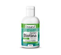 DRASANVI CHAMPÚ BIOTINA Y ALOE VERA PARA CABELLOS GRASOS - Ayuda a limpiar el exceso de sebo - Con Quina y Quilaya - VEGANO - 100ml