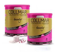 Drasanvi Colágeno Marino Hidrolizado Beauty 2 x 275 g | Ácido Hialurónico + Biotina + Vitamina C Natural | Elasticidad, Firmeza y Luminosidad de la Piel | Sin Gluten | Sabor Granada