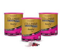 DRASANVI COLLMAR BEAUTY COLAGENO MARINO PARA LA PIEL, Colageno Hidrolizado con Vitamina C Natural, Biotina y Acido Hialuronico, Piel Bonita e Hidratada, Sabor Frutos del Bosque, 3 x 275 GR