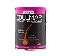 Drasanvi COLLMAR Colágeno Marino Hidrolizado + Biotina, Queratina, Selenio, Zinc y Extracto de Bambú | Cabellos Débiles y Finos| | Alta Dosis 5.000 mg/día | 350g de Polvo = 35 Días | Sabor Cereza