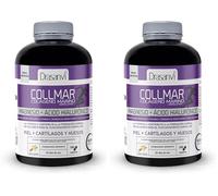 DRASANVI COLLMAR COLAGENO HIDROLIZADO con Ácido Hialurónico, Magnesio y Vitamina C Natural - Huesos y Articulaciones - Colágeno Marino 3.900 mg/día | 180 comp : 30 días | Sabor Vainilla (Paquete de 2)