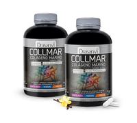 Drasanvi COLLMAR Colágeno Marino Hidrolizado con Ácido Hialurónico, Magnesio, Vitamina C natural | para cartílagos, huesos y piel | Alta dosis 3.900 mg/día | 2 x 180 comp = 60 días | Sabor Vainilla
