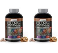 DRASANVI COLLMAR COMPRIMIDOS MASTICABLES - COLÁGENO Marino + Magnesio + Vitamina C + Ácido hiaulorónico - Sabor CHOCO GALLETA - 180 comprimidos (Paquete de 2)