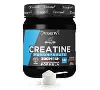 Drasanvi Creatina Monohidratada 200 Mesh 500g | Sport Live | 135 Servicios | Creatina Micronizada en Polvo | Sabor Neutro | Vegana | Alta Pureza | Mejora Rendimiento | Alta Intensidad | Sin Azúcar