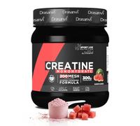 Drasanvi Creatina Monohidrato Sandía 300 g | Creatina en Polvo Micronizada 200MESH | 3 g de Creatina por Dosis | Recuperador Muscular | Suplemento Deportivo Energía y Entrenamiento | Sport Live