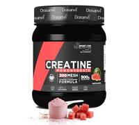 Drasanvi Creatina Monohidrato Sandía 500 g | Creatina en Polvo Micronizada 200MESH | 3 g de Creatina por Dosis | Recuperador Muscular | Suplemento Deportivo Energía y Entrenamiento | Sport Live