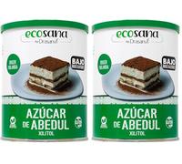 Drasanvi ECOSANA AZÚCAR ABEDUL CERTIFICADO BIO by - Bajo Índice Glucémico - VEGANO - SIN GLUTEN - 500g (Paquete de 2)