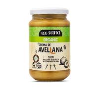 Drasanvi ECOSANA CREMA DE AVELLANAS CERTIFICADO BIO by - Alto contenido en fibra - 100% avellana de agricultura ecológica - VEGANO - SIN GLUTEN - 350g