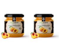 Drasanvi ECOSANA MERMELADA DE MELOCOTÓN CON SIROPE DE AGAVE CERTIFICADO BIO by - 60% FRUTA - VEGANO - SIN GLUTEN - 260g (Paquete de 2)